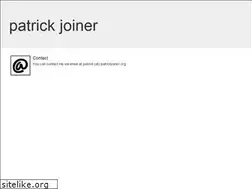 Sites similar to patrickjoiner.org