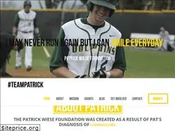 Sites similar to patrickwiesefoundation.org