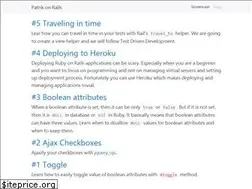 Sites similar to patrikonrails.com