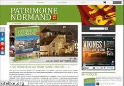 Sites similar to patrimoine-normand.com