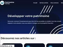 Sites similar to patrimoine-pour-tous.com