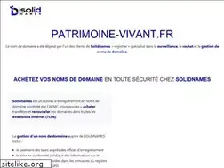 Sites similar to patrimoine-vivant.fr