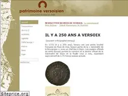 Sites similar to patrimoine.versoix.com