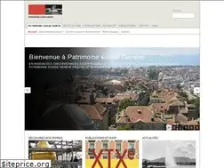 Sites similar to patrimoinegeneve.ch