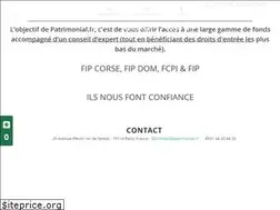 Sites similar to patrimonial.fr