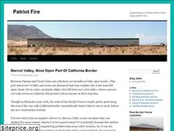 Sites similar to patriot-fire.net