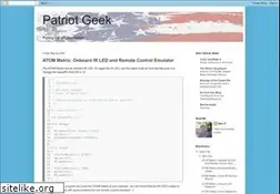 Sites similar to patriot-geek.blogspot.com
