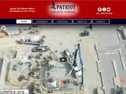Sites similar to patriotconcretepumpingmt.com