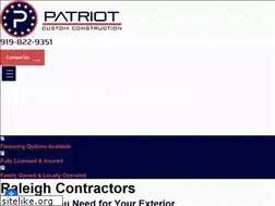 Sites similar to patriotconstructionraleigh.com