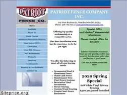 Sites similar to patriotfencecompany.com