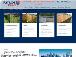 Sites similar to patriotfencekc.com