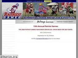 Sites similar to patriotgameslax.com