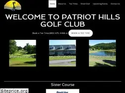 Sites similar to patriothillsgolf.com