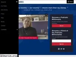 Sites similar to patrioticmillionaires.org