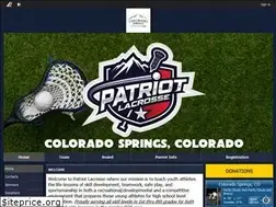 Sites similar to patriotlax.org