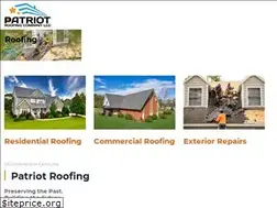 Sites similar to patriotroofer.com