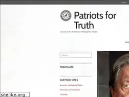 Sites similar to patriots4truth.org