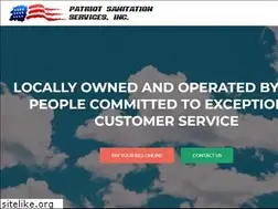 Sites similar to patriotsanitationservices.com