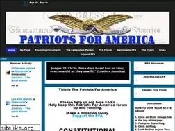 Sites similar to patriotsforamerica.ning.com