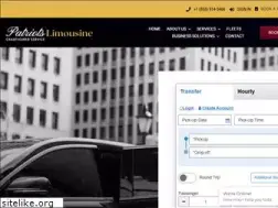 Sites similar to patriotslimousine.com