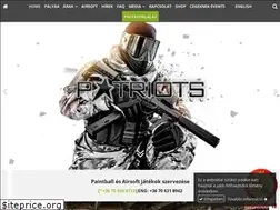 Sites similar to patriotspaintball.hu