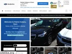 Sites similar to patriotsubaru.com