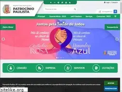Sites similar to patrociniopaulista.sp.gov.br
