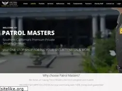 Sites similar to patrolmasters.com