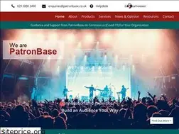 Sites similar to patronbase.co.uk