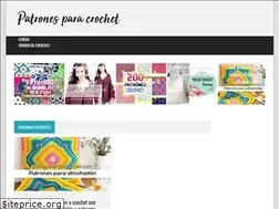Sites similar to patronesparacrochet.com