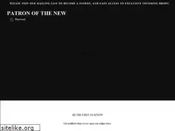 Sites similar to patronofthenew.com