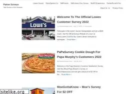 Sites similar to patronsurveys.com