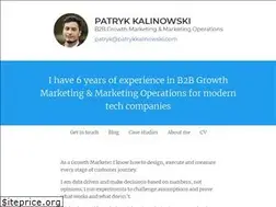 Sites similar to patrykkalinowski.com