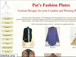 Sites similar to patsfashionplates.com