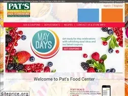 Sites similar to patsfoodcenter.com