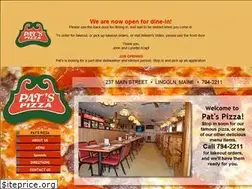 Sites similar to patspizzalincoln.com