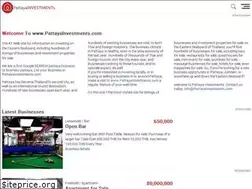 Sites similar to pattayainvestments.com