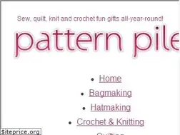 Sites similar to patternpile.com