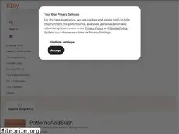 Sites similar to patternsandsuch.etsy.com
