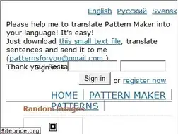 Sites similar to patternsforyou.com