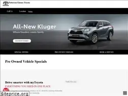 Sites similar to pattersoncheneytoyota.com.au
