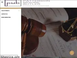 Sites similar to pattersonmoorebutler.com
