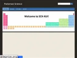 Sites similar to pattersonscience.weebly.com
