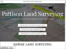 Sites similar to pattisonlandsurveying.com