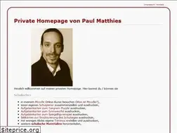 Sites similar to paul-matthies.de