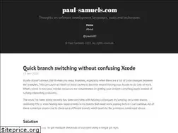 Sites similar to paul-samuels.com