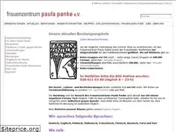Sites similar to paula-panke.de