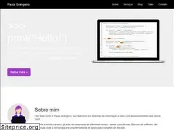 Sites similar to paulagrangeiro.com.br