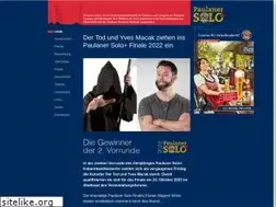 Sites similar to paulaner-solo.de
