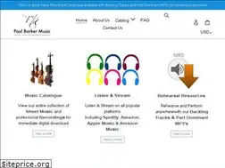 Sites similar to paulbarkermusic.com